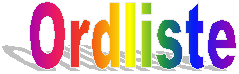 Ordliste